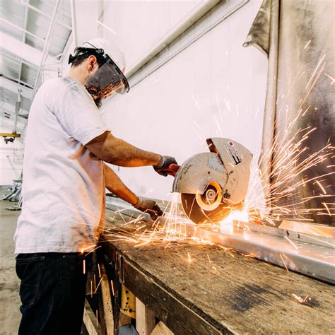 a metal fabrication plant with a cutting department|Metal fabrication .